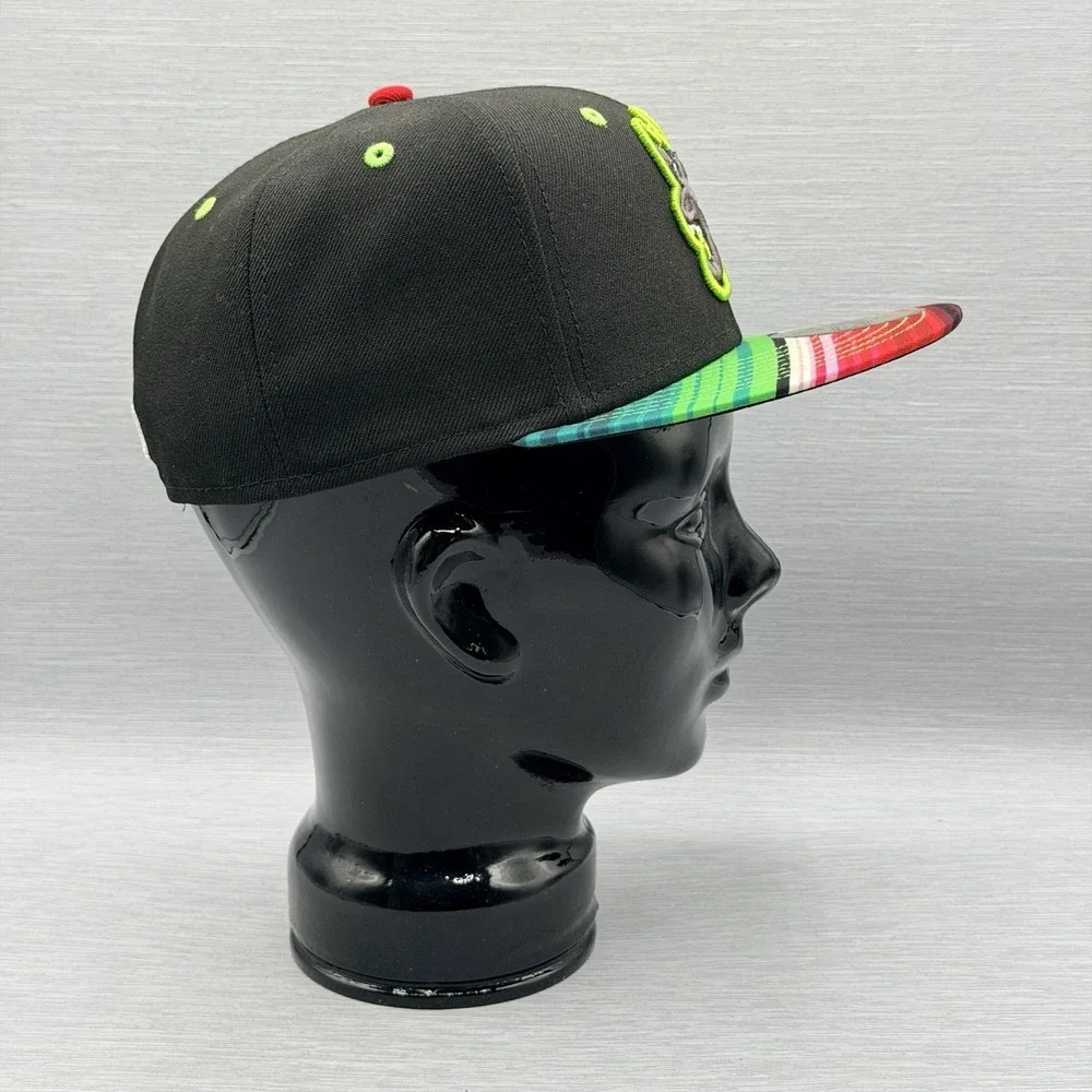 Round‎ Rock Express Chupacabras New Era 59FIFTY Hat 7 MiLB Fitted Serape Brim